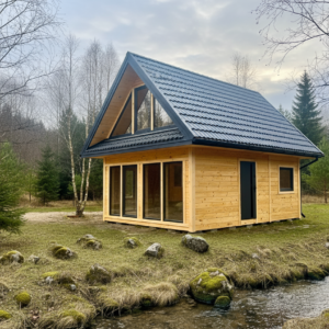 Projekt domu M314 – dom do 70 m² na zgłoszenie (szkielet drewniany)