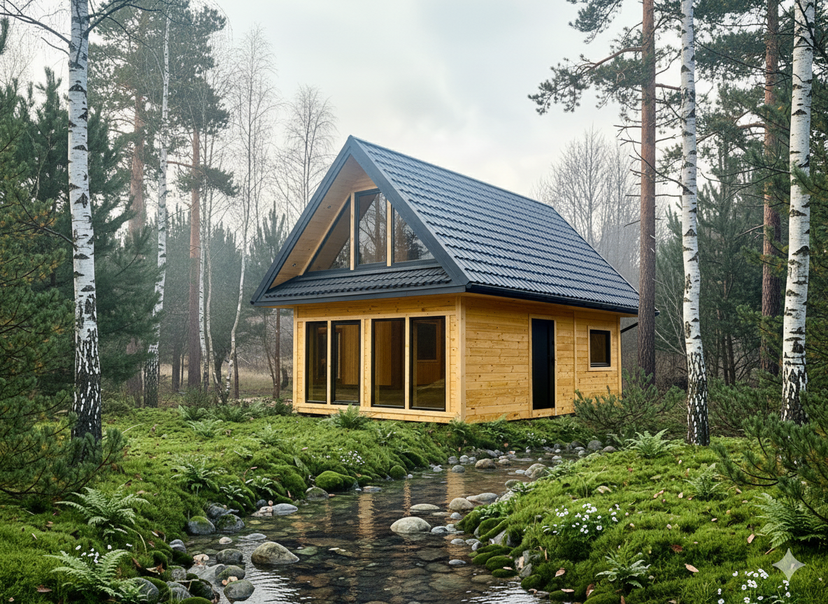 Projekt domu M314 – dom do 70 m² na zgłoszenie (szkielet drewniany) - obrazek 2