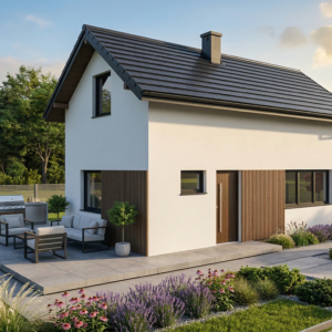 Projekt domu na zgłoszenie ZG8_V1 bez pozwolenia